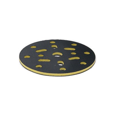 Подложка промежуточная 150 mm T5mm STANDARD на липучке, 15отв, желтая жесткая ICAR H YELLOW ICPP.H15.150X5.IF.HR.GN.YEL